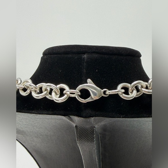 Tiffany & Co. Vintage Silver Heart Tag Necklace Full Inclusion - Picture 5 of 6